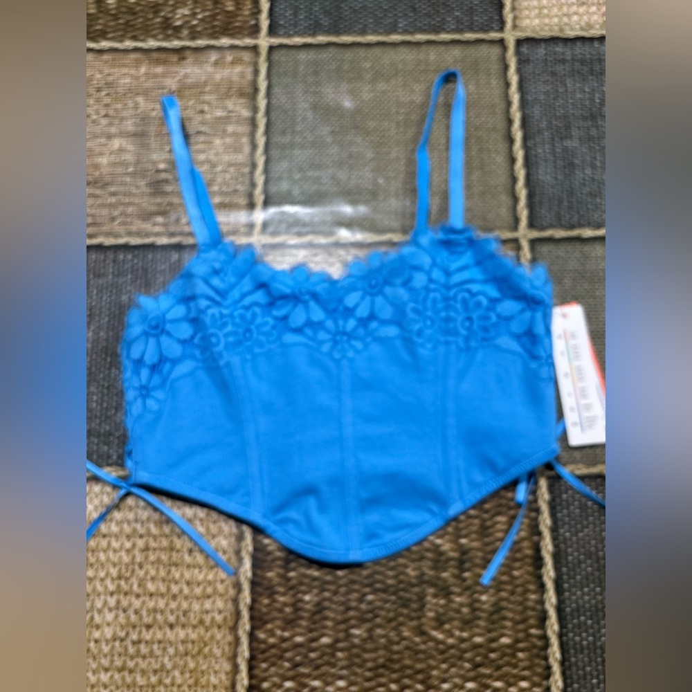 💙💙Vibrant Blue Corset Top size S  💙💙Box D
